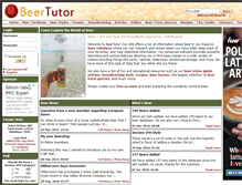 Tablet Screenshot of beertutor.com